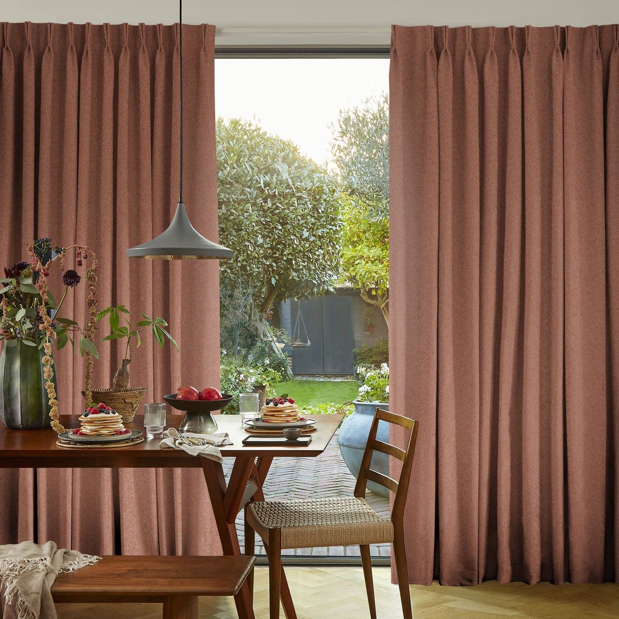 Huxley Rust Curtain